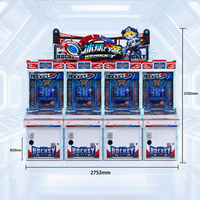 Machine d'arcade personnalisée OEM/ODM pour parcs d'attractions, construite comme un jeu de poussée de pièces avec une qualité stable et un système d'alimentation en pièces.