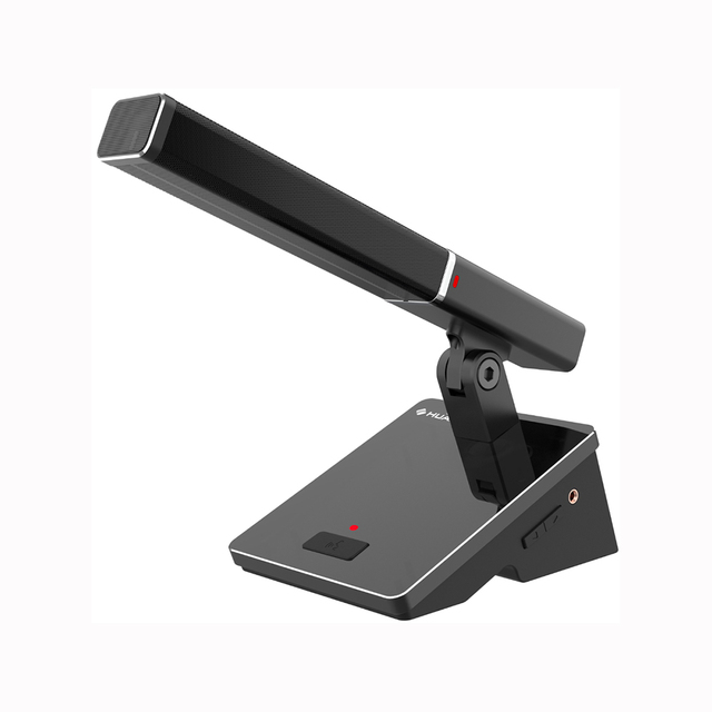 HUAIN Aluminum Alloy Waterproof Microphone Stand 20Hz-20kHz Frequency Response for Audio Conferencing System 48V Phantom Powered