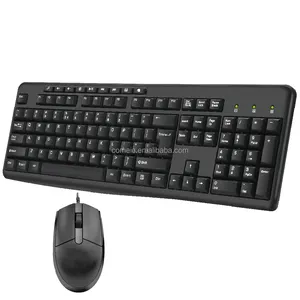 Good Office-Verwendung verkabelte Tastatur Maus Combo US/UK/Russisch/Französisch/Koreanisch/Spanisch/Portugiesisch verkabelte Tastatur und Maus Set