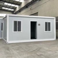 Maisons conteneurs préfabriquées de 20 et 40 pieds pour habitation, prêtes à l'emploi