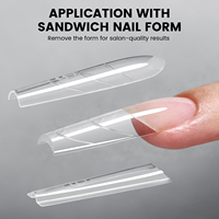 YOKEFELLOW Gel Poly Nail Pureform 50g PF12 Sans HEMA ni TPO Rose Nude Cannelle Gel d'Extension pour Usage Professionnel en Salon de Manucure