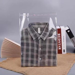 Siêu Tự Dính Rõ Ràng OPP Chất Liệu Cấp Thực Phẩm Có Thể Tái Chế Bagstransparent T-Shirts Và Quần Áo Bao Bì Cho Giày Dép Và Lông Thú - Product Image 5