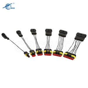 <span class=keywords><strong>2</strong></span> conectores elétricos impermeáveis do ampère do Pin os auto obstrui o conjunto 282104-1 do chicote de fios 282080-1 - Product Image 4