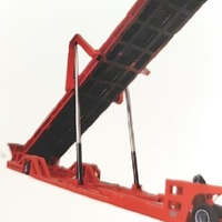 Plateforme de déchargement mobile hydraulique PinYang à basculement arrière, benne basculante pour camions porte-conteneurs destinée aux rizeries et usines de traitement des céréales