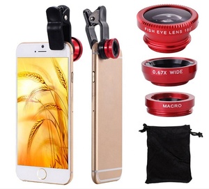 3 trong 1 Ống kính mắt cá Selfie góc rộng điện thoại di động Ống Kính Fisheye cho <span class=keywords><strong>iPhone</strong></span> 5 6 7 cộng với cho điện thoại thông minh máy ảnh ống kính - Product Image 5