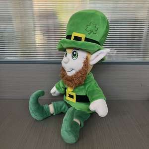 Peluche Personalizzati per il Giorno di San Patrizio, Bambole con Cappello Verde, Statuette Giornalistiche, Giocattoli di Peluche, Cuscini Morbidi a Tema Cartoni Animati e <span class=keywords><strong>Anime</strong></span>, Regalo - Product Image 3
