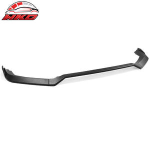 Lèvre de pare-chocs avant compatible avec Honda Civic 2019-2021, style IKON V2, séparateur noir mat PP, pièces auto de haute qualité, kit carrosserie - Product Image 3