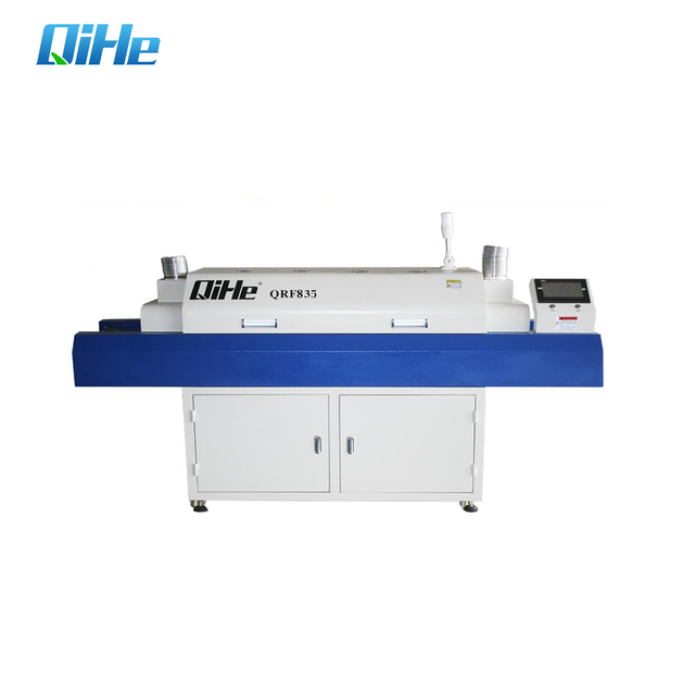 Large and Efficient Benchtop Soldering SMT Smd oven QRF835 Pick N Place Infrared Reflow Oven