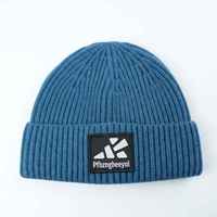 Bonnet tricoté chaud d'hiver pour l'extérieur, personnalisé avec logo tissé, design tendance