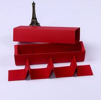Boîtes cadeaux de 50g pour gâteaux de lune, biscuits et thé aux herbes lyophilisé, personnalisables en gros, brun, blanc, rouge, avec compartiments