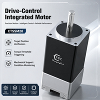 CTSSM28 Aktuator Linear Elektrik Ukuran Kecil Silinder Servo Kecepatan Tinggi untuk Aplikasi Demo Pendidikan Robotika