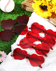 Hình trái tim Kính mát số lượng lớn, kính mát hình trái tim kính số lượng lớn cho phụ nữ đầy màu sắc bachelorette Đảng - Product Image 4