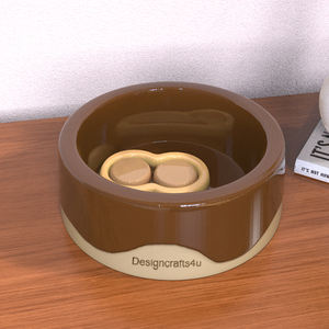 Tigela de Cerâmica para Cães de Alimentação Lenta, Estilo Osso, Design Anti-Gulpe, Tigela para Animais de Estimação para Cães Médios e Grandes - Product Image 5