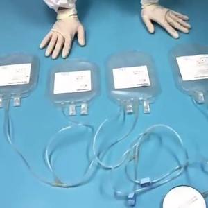 ถุงเก็บเลือดแบบใช้ครั้งเดียวสำหรับการถ่ายเลือดข้ามพรมแดน ขนาด 250 มล. 350 มล. 450 มล. 500 มล. ผลิตจากพีวีซี ปลอดเชื้อ เกรดทางการแพทย์ - Product Image 3