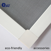 Moustiquaire de fenêtre à cadre en aluminium OEM avec moustiquaires pour portes et fenêtres en maille de fibre de verre