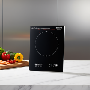 Placa de Inducción Portátil Vevor de 1800W, 18 Pulgadas, Panel Táctil de Cerámica, Quemador de Encimera, Placa de Cocción Eléctrica - Product Image 2