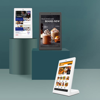 Kiosque de commande de restaurant Tablettes en forme de L Tablette Android verticale de 8 pouces Signalisation numérique en forme de L Tablette de restaurant tactile WiFi