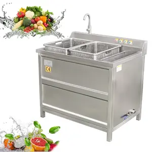 Wasc-10 Fruit Groente Bubble Wasmachine Groente Fruit Ozon Wasmachine Voor Voedsel Winkel