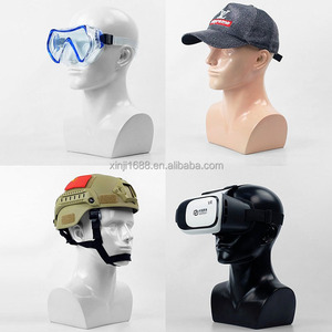 Tête de mannequin homme XINJI blanc mat, tête de mannequin professionnelle pour l'affichage de casques, écouteurs, consoles de jeux, chapeaux, perruques, bijoux - Product Image 3