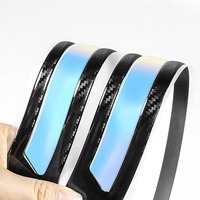 Autocollant de protection universel pour passage de roue en fibre de carbone lumineuse, auto-adhésif, pour décoration extérieure automobile