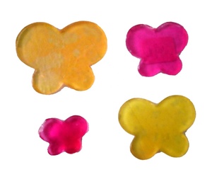 butterfly Tpr Window Gel Sticker Promotional Toys Popular for Kid's DIY