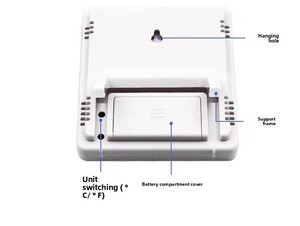 Termómetro Higrómetro Digital Electrónico HTC-1 con Pantalla Digital para Medir la Temperatura y la Humedad en Interiores y Exteriores para Granjas <span class=keywords><strong>Avícolas</strong></span> - Product Image 2