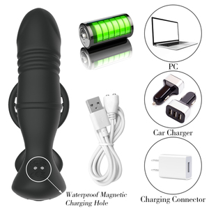 Controllo APP massaggio prostatico vibratore anale con anello del cazzo perineo e vibrazione della <span class=keywords><strong>prostata</strong></span> <span class=keywords><strong>stimolare</strong></span> Plug anale giocattolo del sesso per coppia - Product Image 4