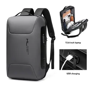 Nouveau sac ordinateur portable Usb charge hommes collège école étanche sac à dos sac à dos sac à dos pour hommes