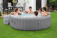 Bestway 60135 Vente flash Spa de luxe extérieur Baignoires Spa gonflable Piscine et spa 6-8 personnes