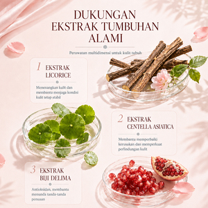 Loción corporal aclarante con ácido kójico y colágeno de 250 ml, marca privada certificada por Bpom, para todo tipo de piel, con aroma a rosas. - Product Image 4