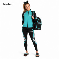 Pakaian Latihan Cheerleader Kustom, Pakaian Latihan Cheerleader Tank Top Panjang