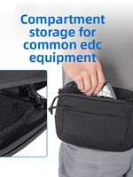 Sac de Rangement Tactique Dragon Scale Armor à Réponse Rapide, Sac Bandoulière Portable en Nylon YKK avec Fermeture Éclair 500D Ignifuge pour Extérieur