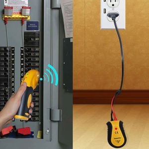 Détecteur de disjoncteurs de haute qualité et fiable avec transmetteur, testeur de circuit 110V pour la maison, le bureau et l'industrie - Product Image 3