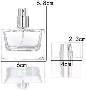 Wholesale Unique Crystal Luxury <b>Empty</b> Flat Square Perfume <b>Bottle</b> 30ml <b>Spray</b> Glass <b>Bottles</b> for Perfume - Product Image 3
