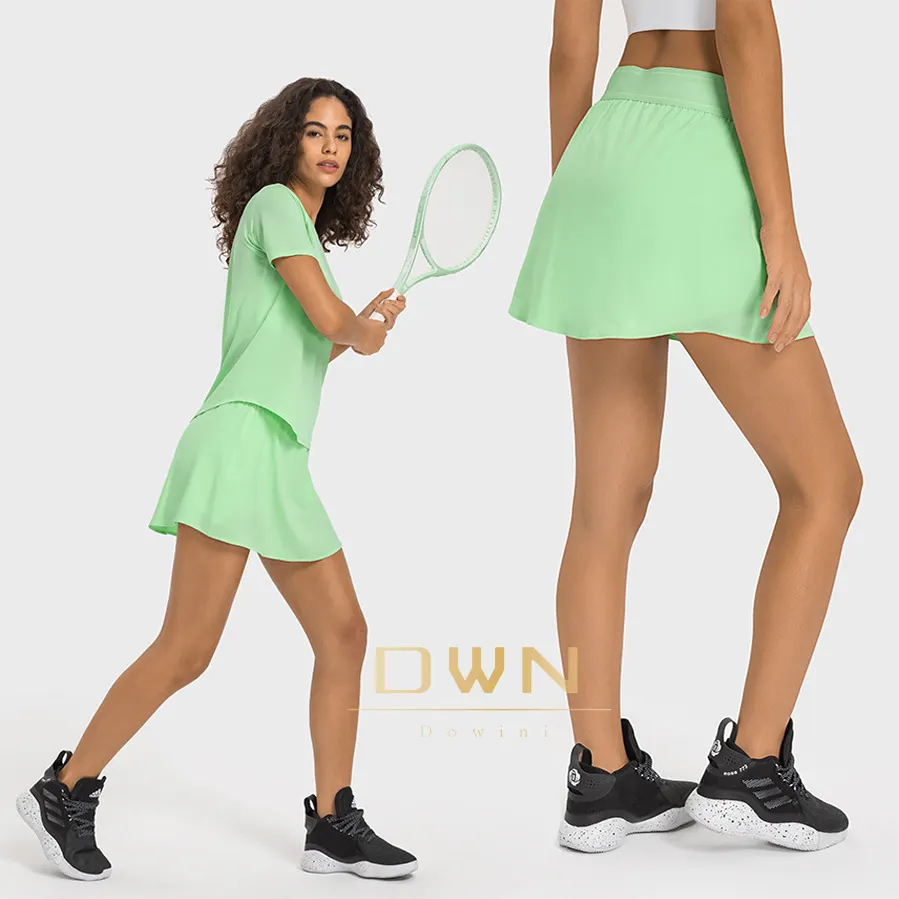 Luxtre new style tennis skirt quick-drying breathable sports inside short skirt double-layer sports pants skirt