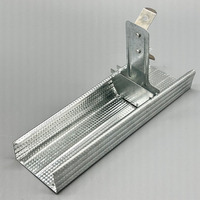 Profil de fixation pour plafond suspendu CD en acier galvanisé métallique, accessoires de fixation en U pour plafond