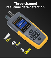 Moniteur d'humidité de la température de l'air et compteur de particules de poussière PM2.5 PM10 0.3um 2.5um Détecteur de qualité électronique