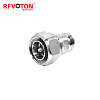 Adaptateur 4.3-10 Mini Din mâle vers N femelle, connecteur coaxial RF pour communication, adaptateur coaxial droit de type 4.3/10