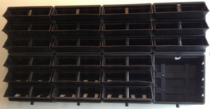 China High Quality Black Vertical Garden Living <b>Wall</b> <b>Planter</b> PP <b>Plastic</b> Modern Indoor Outdoor Draw Type Green <b>Wall</b> Modular - Product Image 4