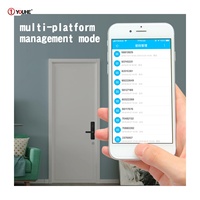 Serrure électronique intelligente commerciale YH-X3 Tuya WiFi, contrôle à distance par application mobile, serrure de porte d'entrée numérique