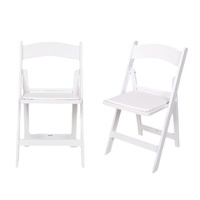 Chaises et tables pliantes avec coussin doux, design minimaliste, mobilier de jardin, terrasse, pelouse, mariage, banquet, portable