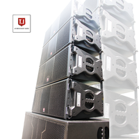 Sistema de Sonido Line Array Profesional T.I Pro Audio LA-2122, Equipo de Sonido de Dos Vías con Doble Altavoz de 12 Pulgadas, Resistente al Agua, con Neodimio