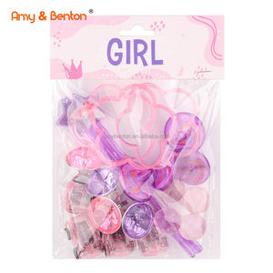 <span class=keywords><strong>Princesse</strong></span> semblant jouer bijoux habiller ensemble paillettes couronne boucle d'oreille anneau jouets pour filles Costume accessoires de fête - Product Image 4