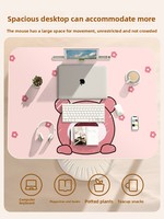 Bureau d'ordinateur portable pliable ergonomique pour lit et canapé - Table d'étude portable avec emplacement pour tablette et porte-gobelet - Plateau de lit multifonctionnel