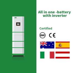 แบตเตอรี่เก็บพลังงานแสงอาทิตย์สำหรับบ้านแบบ All-in-One 51.2V 12KW สามารถวางซ้อนกันได้ พร้อมตัวควบคุม MPPT ระดับ IP65 ผลิตจากโพลีคริสตัลไลน์ซิลิคอน - Product Image 3