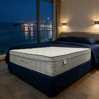 Matelas orthopédique à ressorts ensachés, enroulable sous vide, 14 pouces, 12 pouces, pour lits Queen et King Size, prix de gros