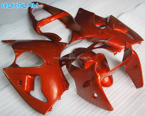 Kit de carénage rouge foncé pour Kawasaki Ninja ZX-6R 00 01 02 Carrosserie <span class=keywords><strong>ZX6R</strong></span> 2000 2001 <span class=keywords><strong>2002</strong></span> ZX636 <span class=keywords><strong>636</strong></span> Carénages de moto - Product Image 1