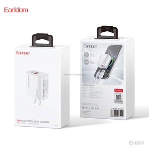 อะแดปเตอร์ชาร์จไฟแบบติดผนัง Earldom Dual Port Type C ชาร์จเร็ว 25W และ QC3.0 สำหรับ iPhone 14 Samsung และอื่นๆ - Product Image 6