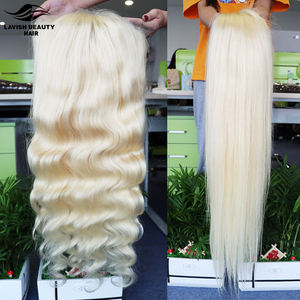 Luvish Beauty RTS 180% Peluca de pelo virgen crudo 13x4 13X6 613 Rubio Onda del cuerpo HD Transparente para encaje Frontal para mujeres negras - Product Image 4