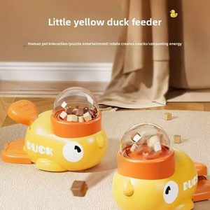 Interactive Pet Food Dispenser Toy, Duck Shape Slow Feeder Puzzle Toy for Dogs <strong>Cats</strong>, Treat Dispensing - Product Image 6